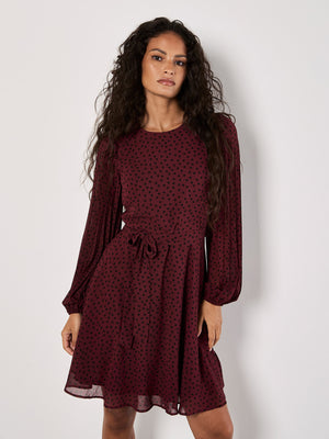 Apricot Dress 906655-Wine