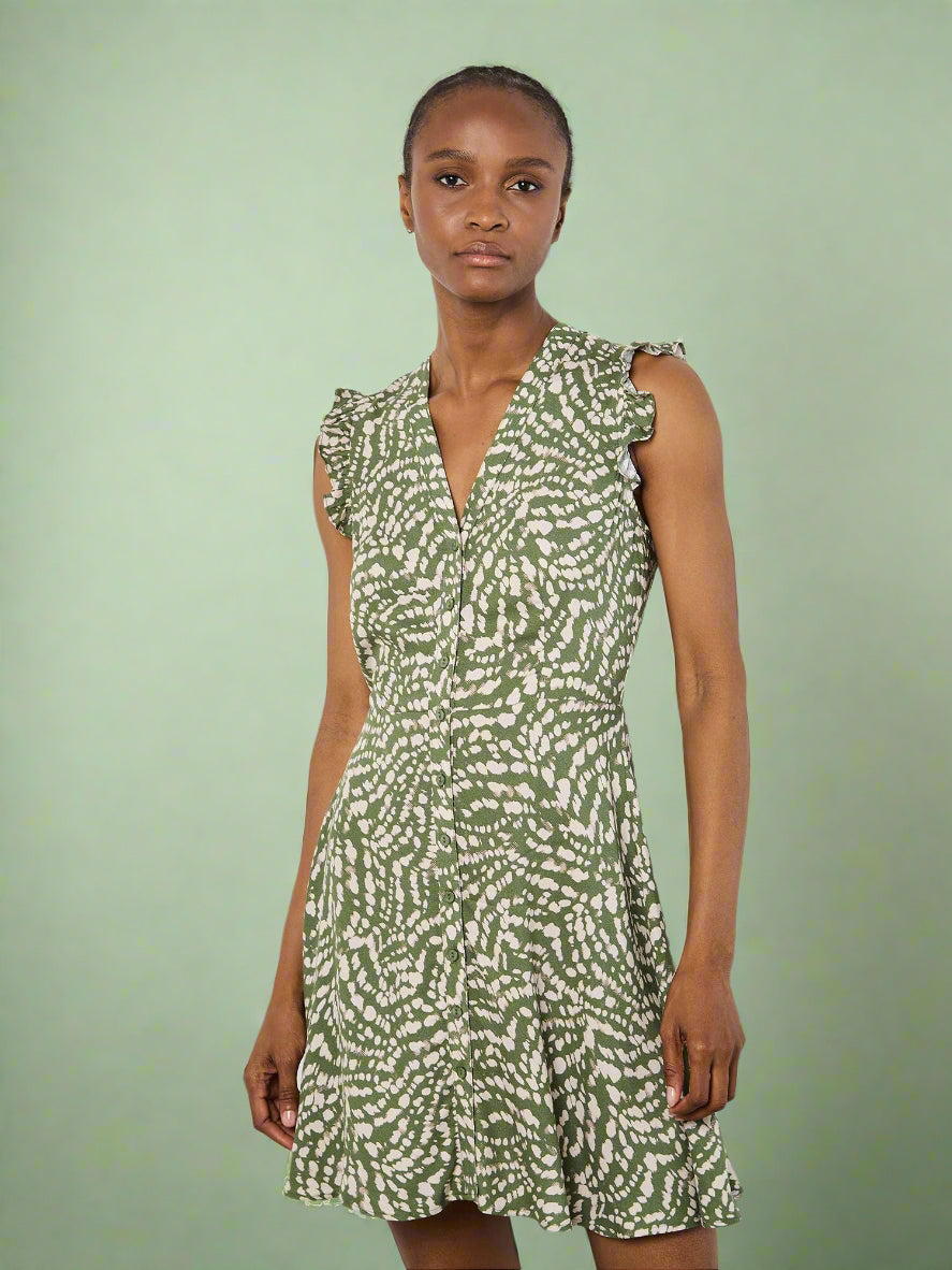 Apricot - Dress 940628 - Green - Boutique Adam &amp; Eve marque canadienne, marque québécoise