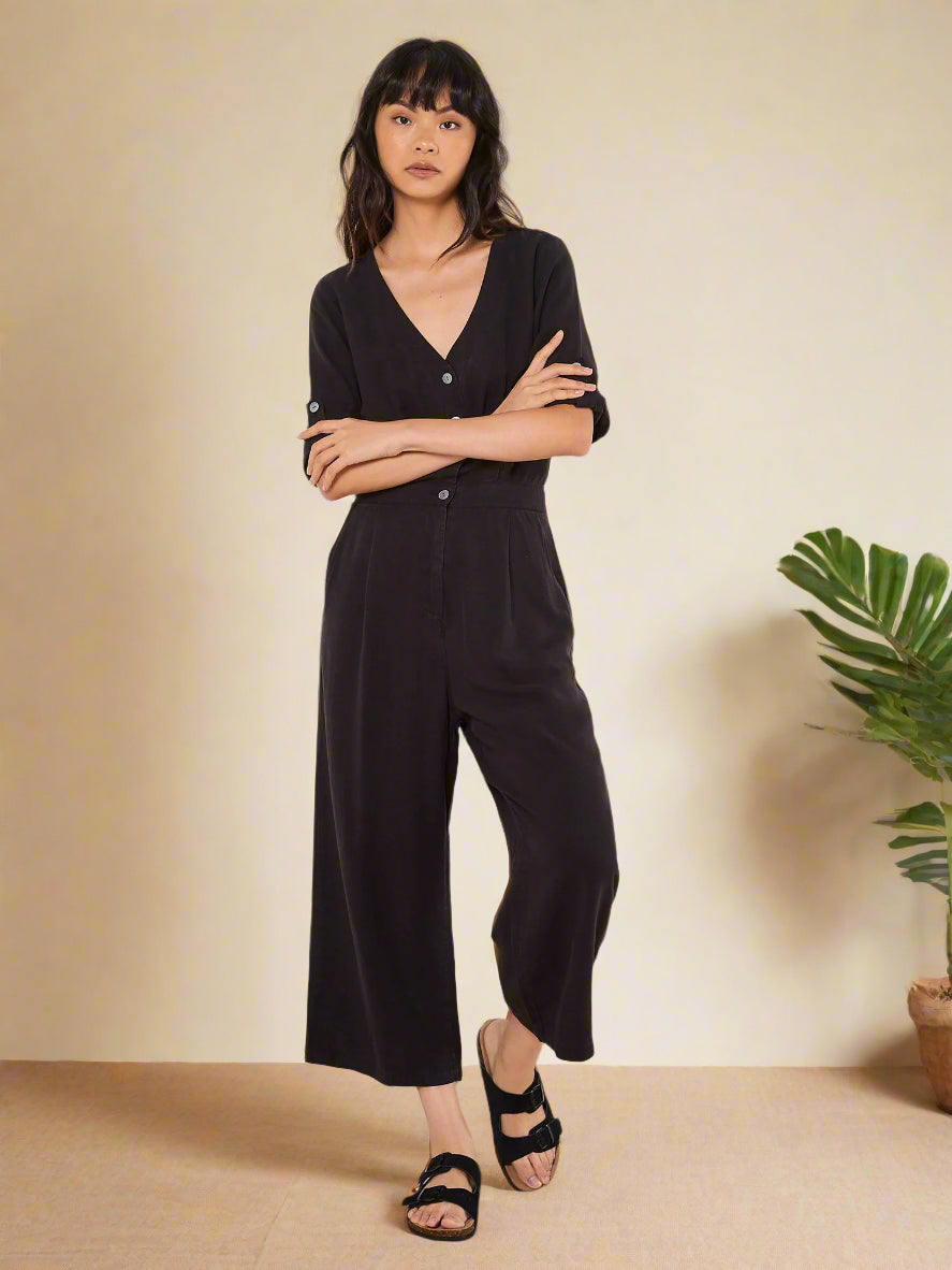 Apricot - Jumpsuit 946415 - Black - Boutique Adam &amp; Eve marque canadienne, marque québécoise