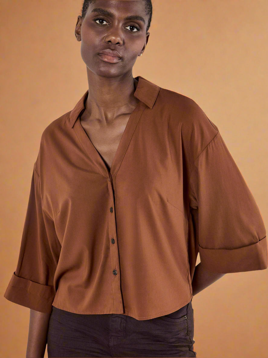 Apricot - Blouse x114337 - Boutique Adam &amp; Eve marque canadienne, marque québécoise