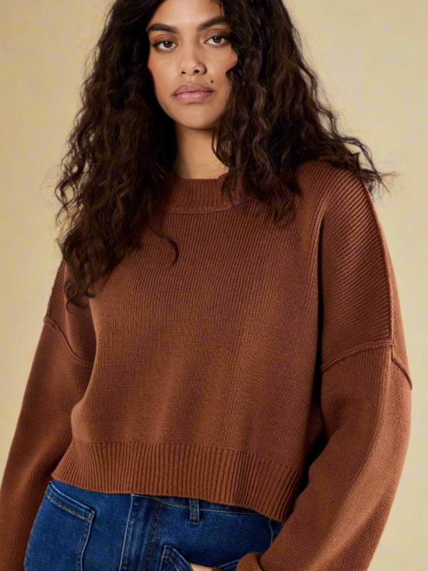 Apricot Sweater 136124 - Boutique Adam &amp; Eve marque canadienne, marque québécoise