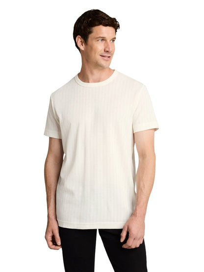 Tom Tailor Top 1054190 Structured tshirt - White