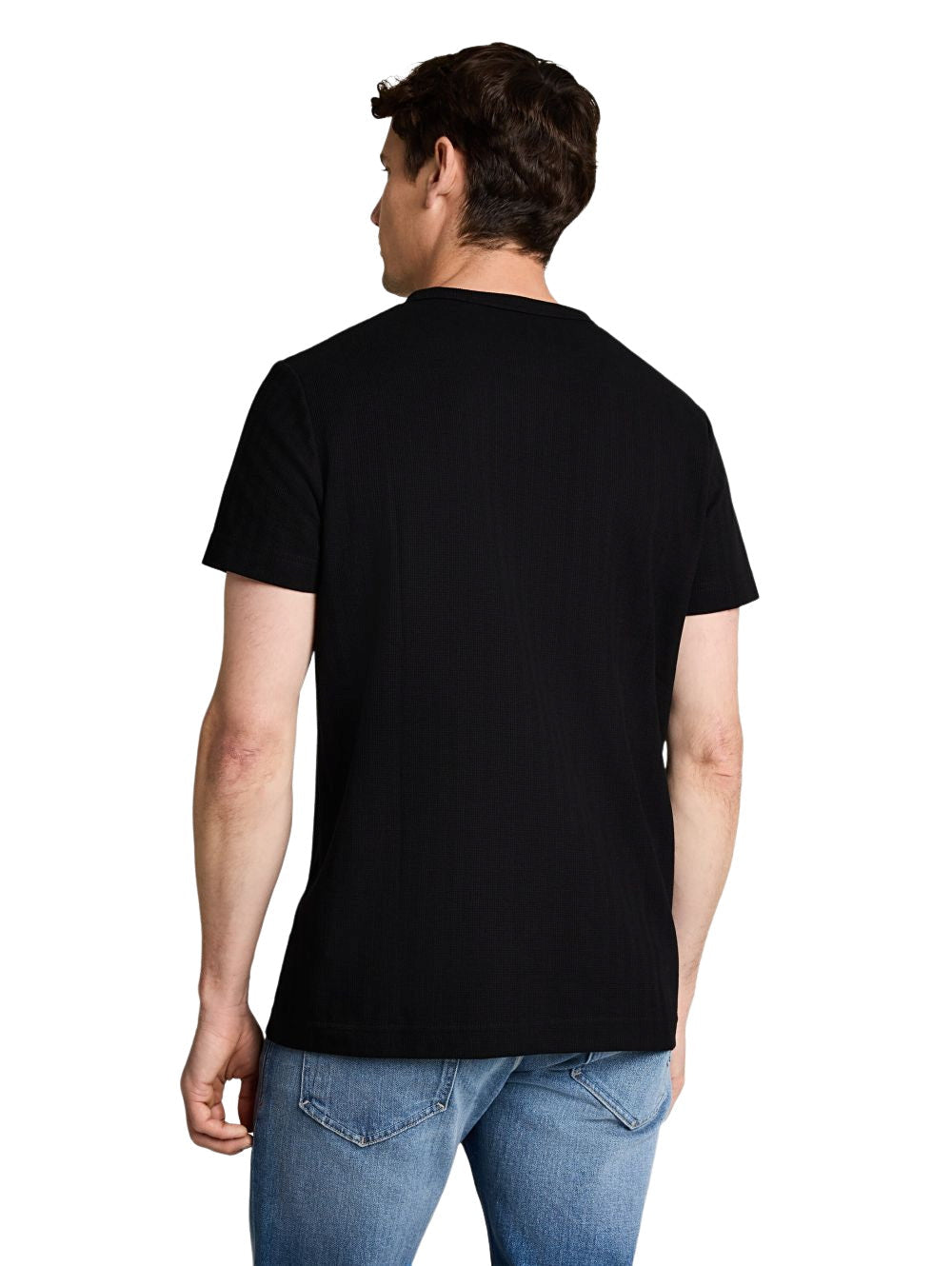 Tom Tailor Top 1054190 Structured tshirt - Black