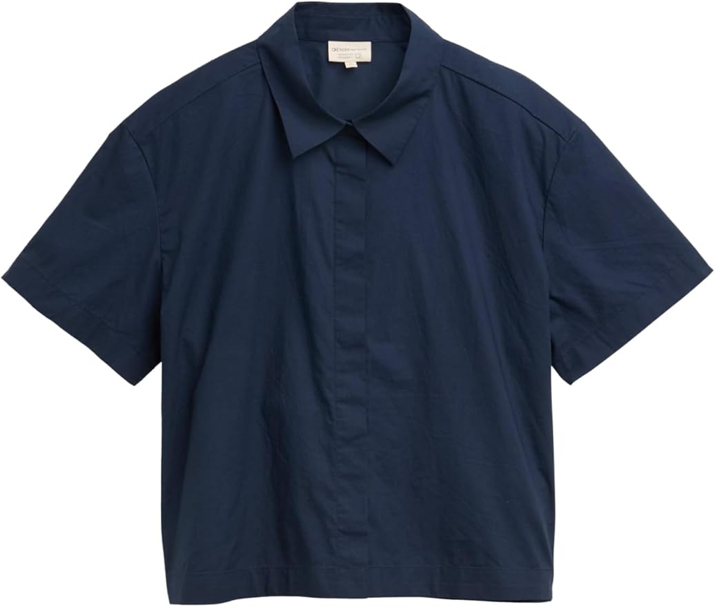 Tom Tailor- Blouse -1045497 - Navy - Boutique Adam &amp; Eve marque canadienne, marque québécoise
