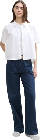 Tom Tailor- Blouse -1045497 - White - Boutique Adam & Eve marque canadienne, marque québécoise