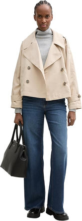 Tom tailor - Trench 1045530 - Sand - Boutique Adam & Eve marque canadienne, marque québécoise