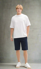 Tom tailor - Shorts 1044833 - Navy - Boutique Adam & Eve marque canadienne, marque québécoise