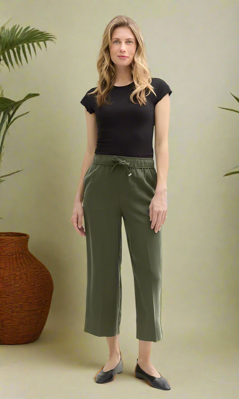 Tom tailor - Pants 1045438 - Khaki - Boutique Adam &amp; Eve marque canadienne, marque québécoise