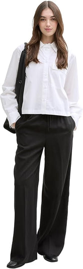 Tom Tailor- Blouse -1045489 - White - Boutique Adam & Eve marque canadienne, marque québécoise
