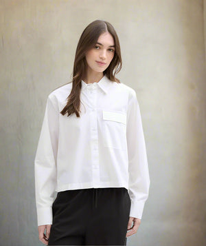 Tom Tailor- Blouse -1045489 - White - Boutique Adam & Eve marque canadienne, marque québécoise