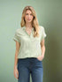 Tom Tailor- Blouse -1045239 - Green - Boutique Adam & Eve marque canadienne, marque québécoise