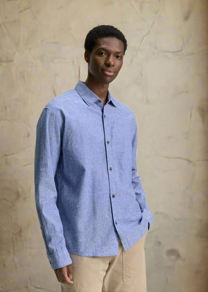 Tom Tailor Shirt 1045186 - Blue - Boutique Adam & Eve marque canadienne, marque québécoise