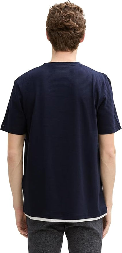Tom Tailor T-shirt 1045674 - Navy - Boutique Adam &amp; Eve marque canadienne, marque québécoise