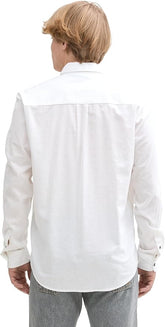 Tom Tailor Shirt 1045186 - White - Boutique Adam & Eve marque canadienne, marque québécoise