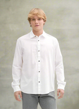Tom Tailor Shirt 1045186 - White - Boutique Adam & Eve marque canadienne, marque québécoise