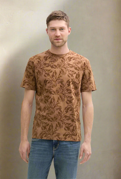 Tom Tailor T-shirt 1045713 - Marron - Boutique Adam &amp; Eve marque canadienne, marque québécoise