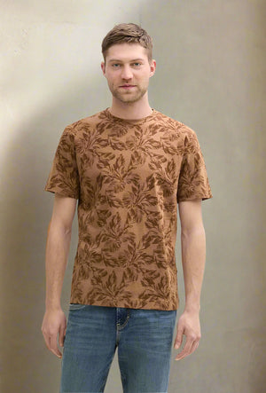 Tom Tailor T-shirt 1045713 - Marron - Boutique Adam & Eve marque canadienne, marque québécoise