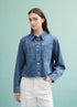 Tom Tailor- Blouse -1045493 - Blue - Boutique Adam & Eve marque canadienne, marque québécoise