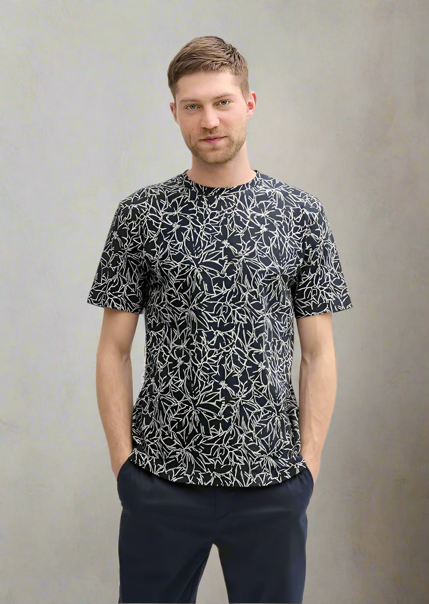 Tom Tailor T-shirt 1045713 - Black - Boutique Adam &amp; Eve marque canadienne, marque québécoise