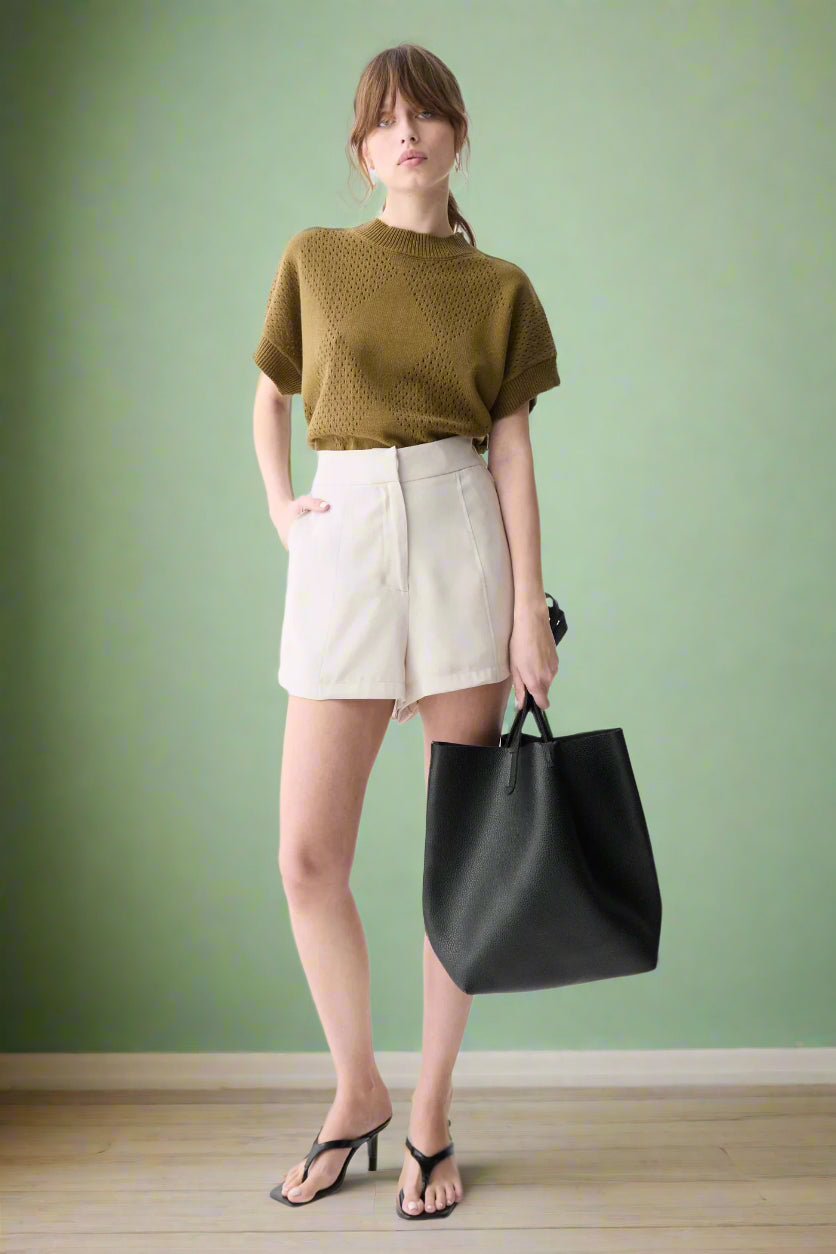 Deluc Top NOVAS - Khaki - Boutique Adam &amp; Eve marque canadienne, marque québécoise