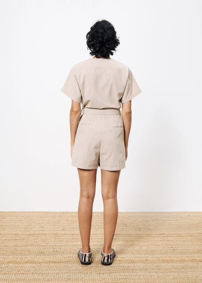 Frnch - Jumpsuit ADILA - Sand - Boutique Adam &amp; Eve marque canadienne, marque québécoise
