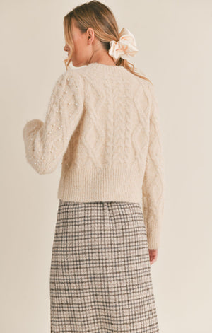 Sadie & Sage Sweater PEARL AE4446-Off white