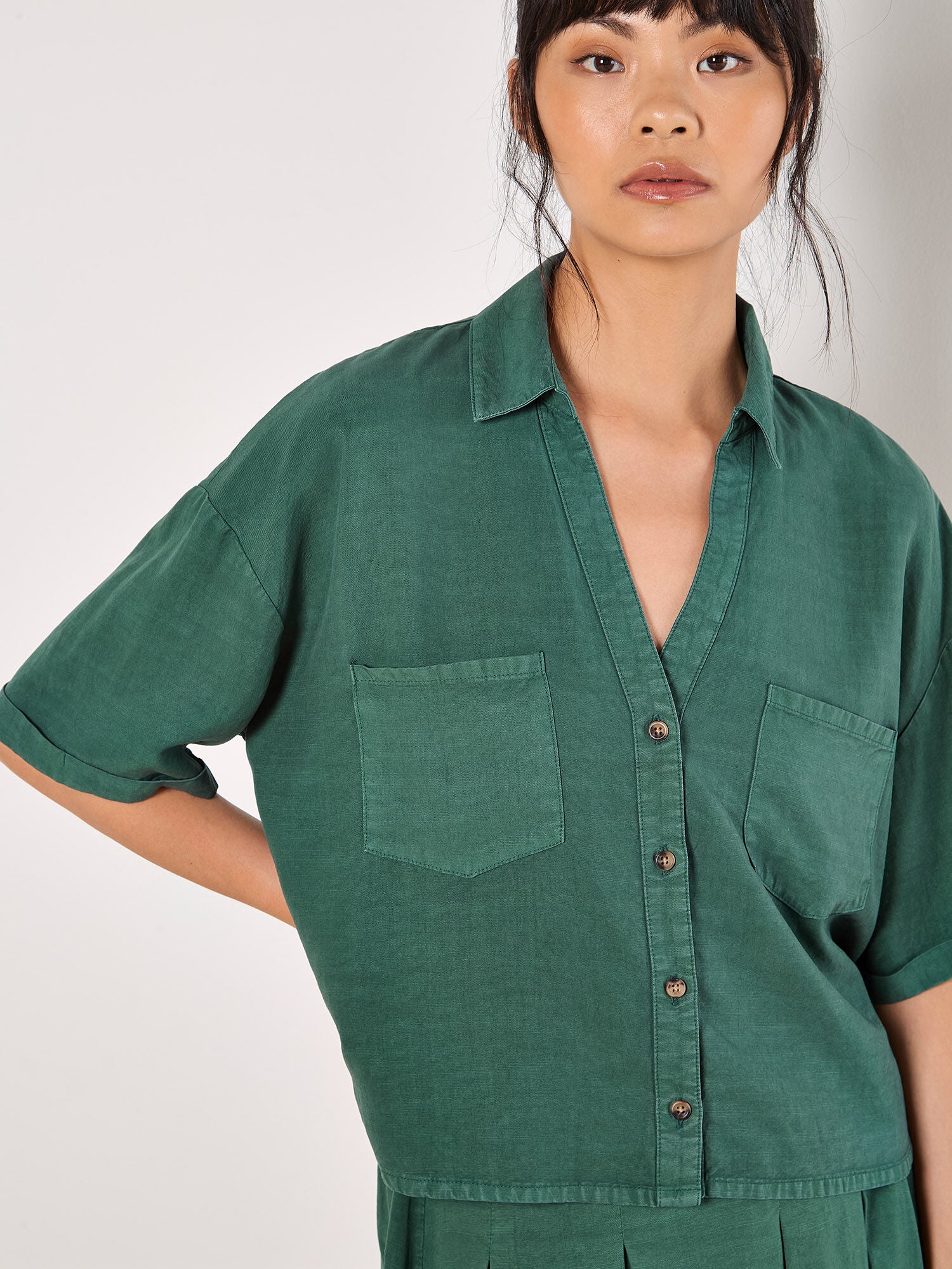 Apricot - Blouse 948303 - Green- Boutique Adam &amp; Eve marque canadienne, marque québécoise