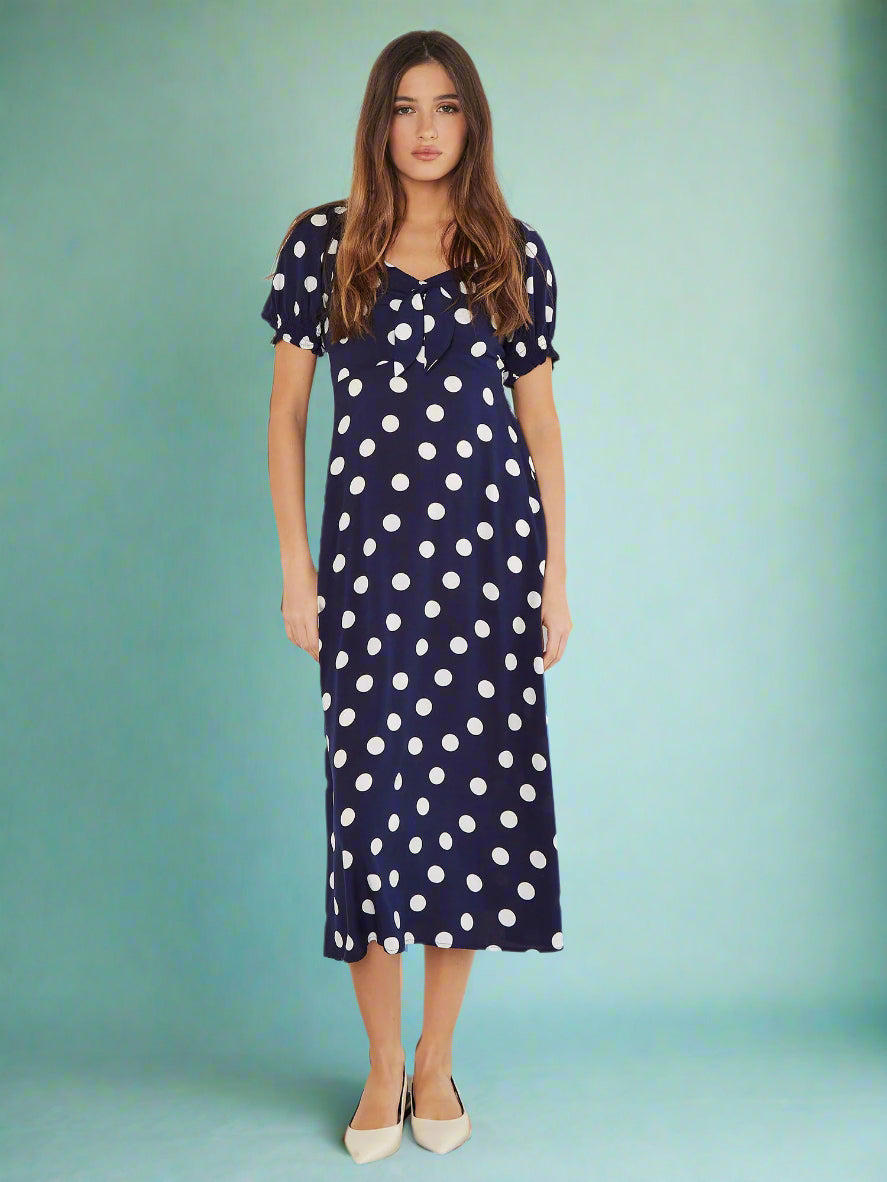 Apricot - Dress 903692 - Navy - Boutique Adam &amp; Eve marque canadienne, marque québécoise