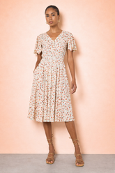 Apricot Dress X182688- Boutique Adam & Eve marque canadienne, marque québécoise