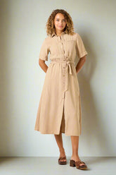 Garcia Dress C50287 - Sand - Boutique Adam & Eve marque canadienne, marque québécoise