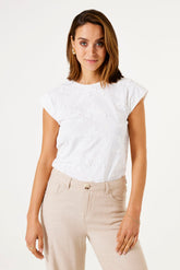 Garcia T-shirt D50008 - White - Boutique Adam & Eve marque canadienne, marque québécoise
