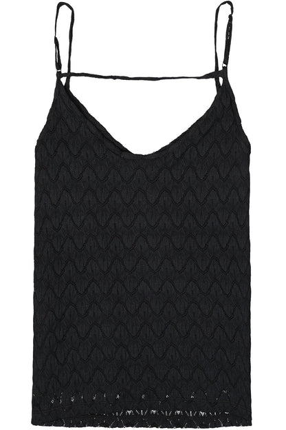 Garcia Top D50022 - Black - Boutique Adam &amp; Eve marque canadienne, marque québécoise