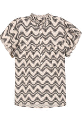 Garcia- Blouse d50033 - Sand - Boutique Adam & Eve marque canadienne, marque québécoise