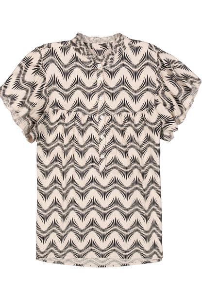 Garcia- Blouse d50033 - Sand - Boutique Adam &amp; Eve marque canadienne, marque québécoise