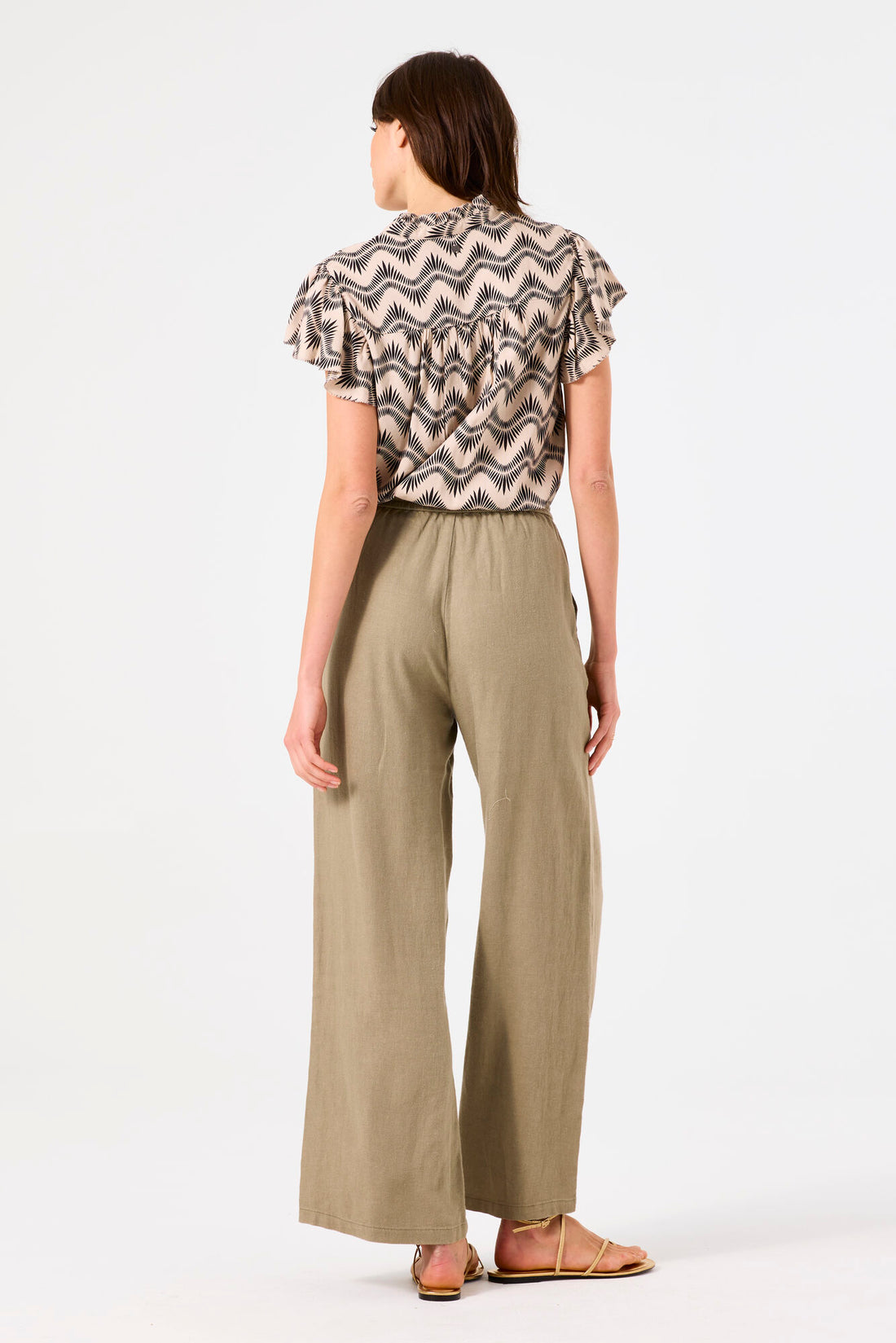 Garcia- Blouse d50033 - Sand - Boutique Adam &amp; Eve marque canadienne, marque québécoise
