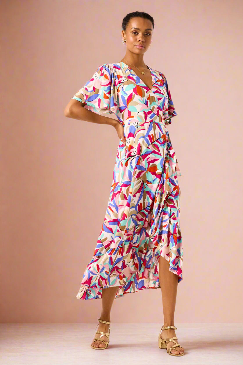 Garcia Dress d50081 - Multi - Boutique Adam &amp; Eve marque canadienne, marque québécoise