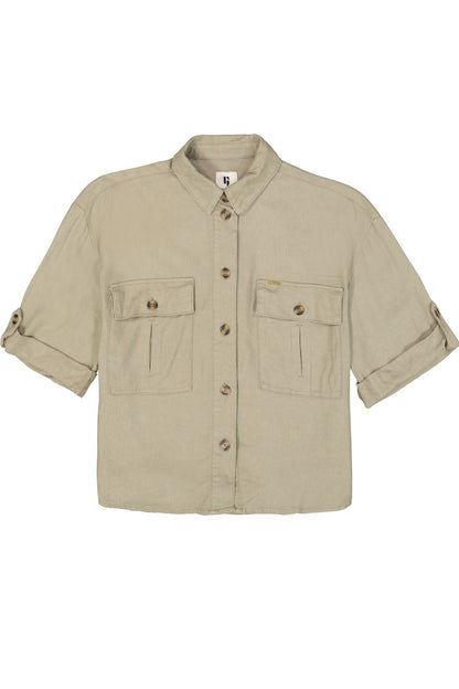 Garcia - Jacket D50091 - Khaki - Boutique Adam &amp; Eve marque canadienne, marque québécoise