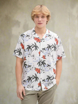 Tom Tailor Shirt 1045191 - White - Boutique Adam & Eve marque canadienne, marque québécoise