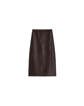 Grace & Mila - Skirt sirene - Wine - Boutique Adam & Eve marque canadienne, marque québécoise