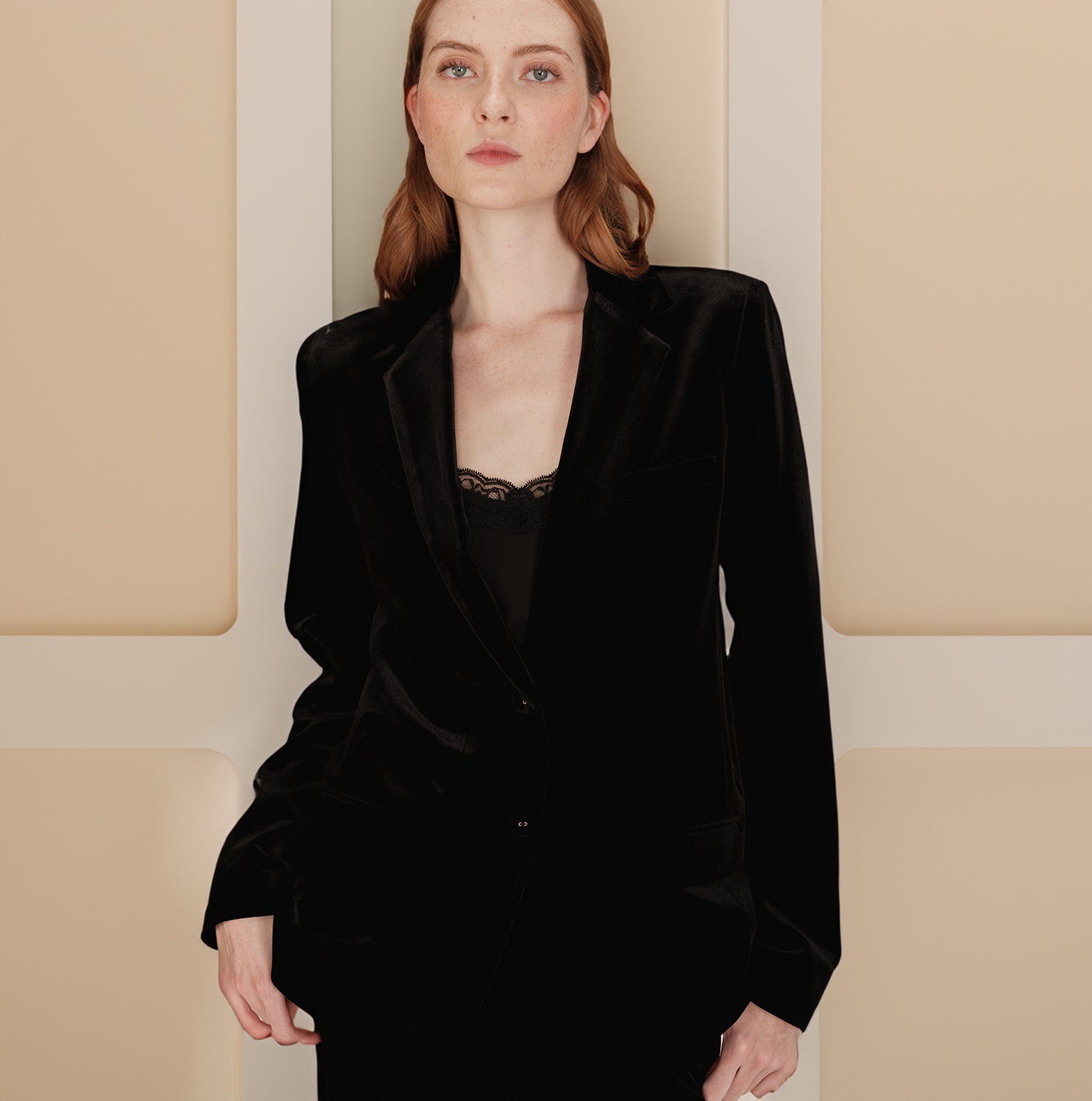 Grace &amp; Mila Blazer tofu - Boutique Adam &amp; Eve marque canadienne, marque québécoise