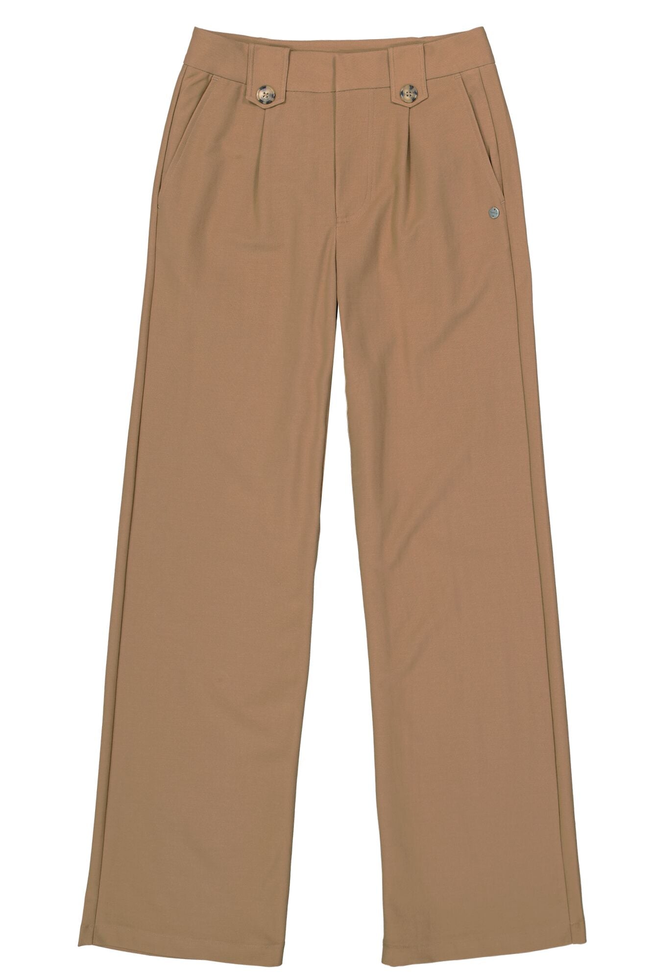 Garcia  G30110 sand pleated wide pants