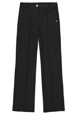 Garcia G30113 black pleated wide pants