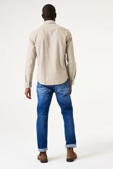 Garcia Shirt W41081 - Off white - Boutique Adam & Eve marque canadienne, marque québécoise