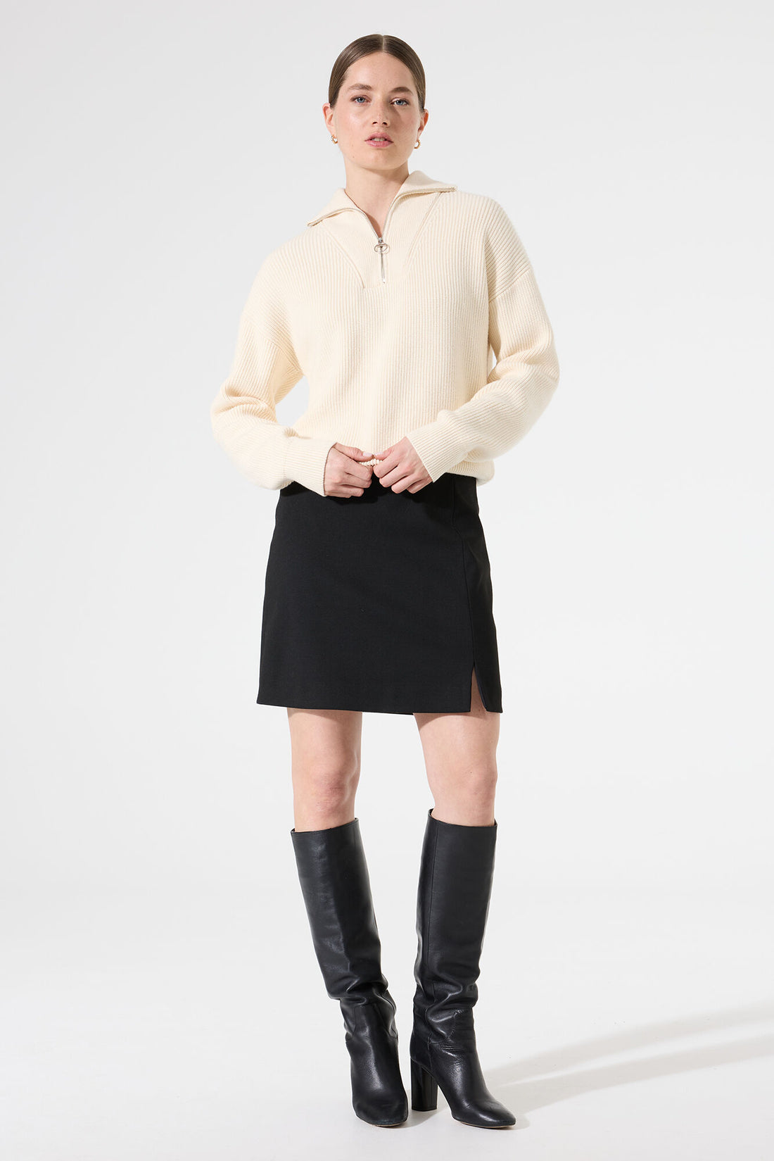 Grace &amp; Mila - Skirt i50323 - Boutique Adam &amp; Eve marque canadienne, marque québécoise