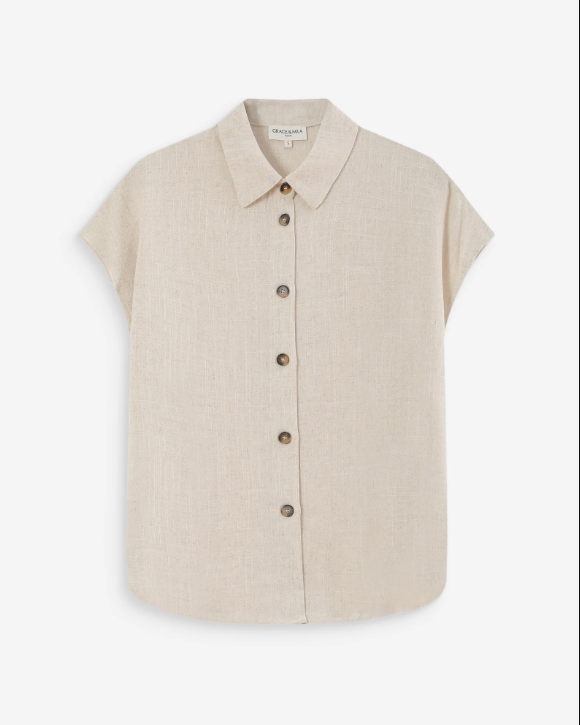 Grace &amp; Mila Blouse PEREZ- Boutique Adam &amp; Eve marque canadienne, marque québécoise
