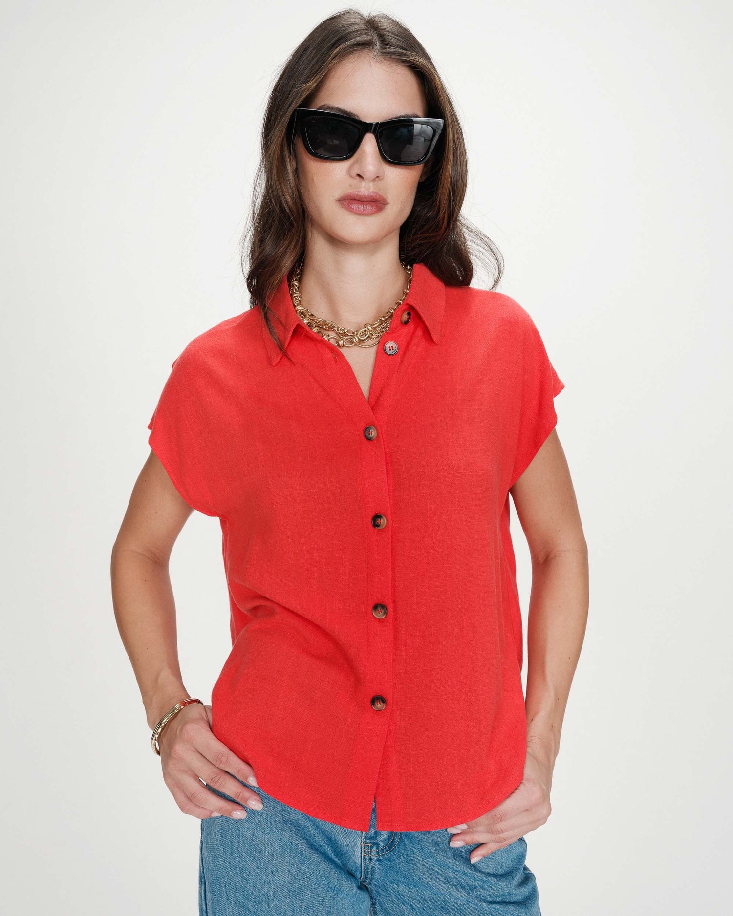 Grace &amp; Mila Blouse PEREZ- Boutique Adam &amp; Eve marque canadienne, marque québécoise