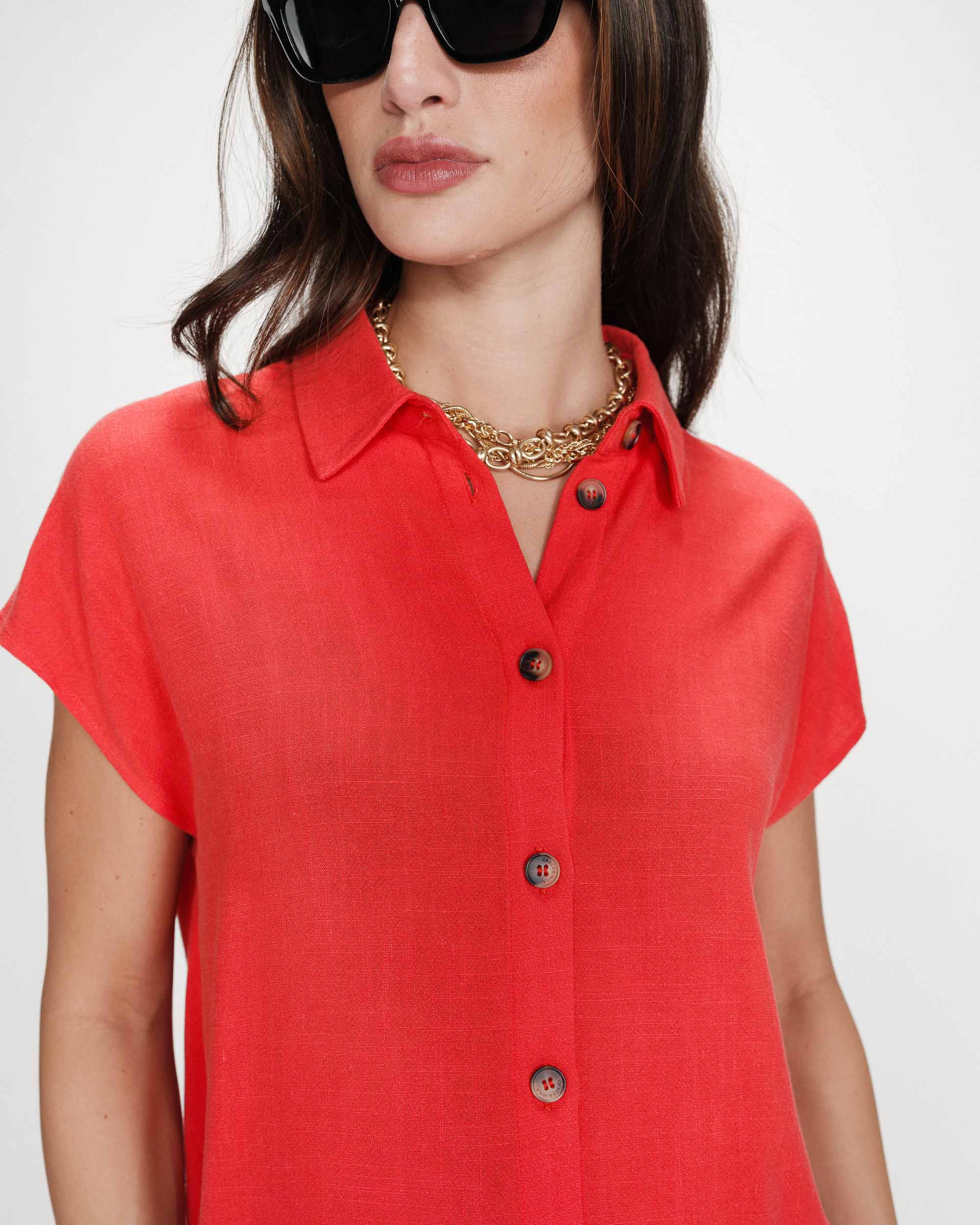 Grace &amp; Mila Blouse PEREZ- Boutique Adam &amp; Eve marque canadienne, marque québécoise