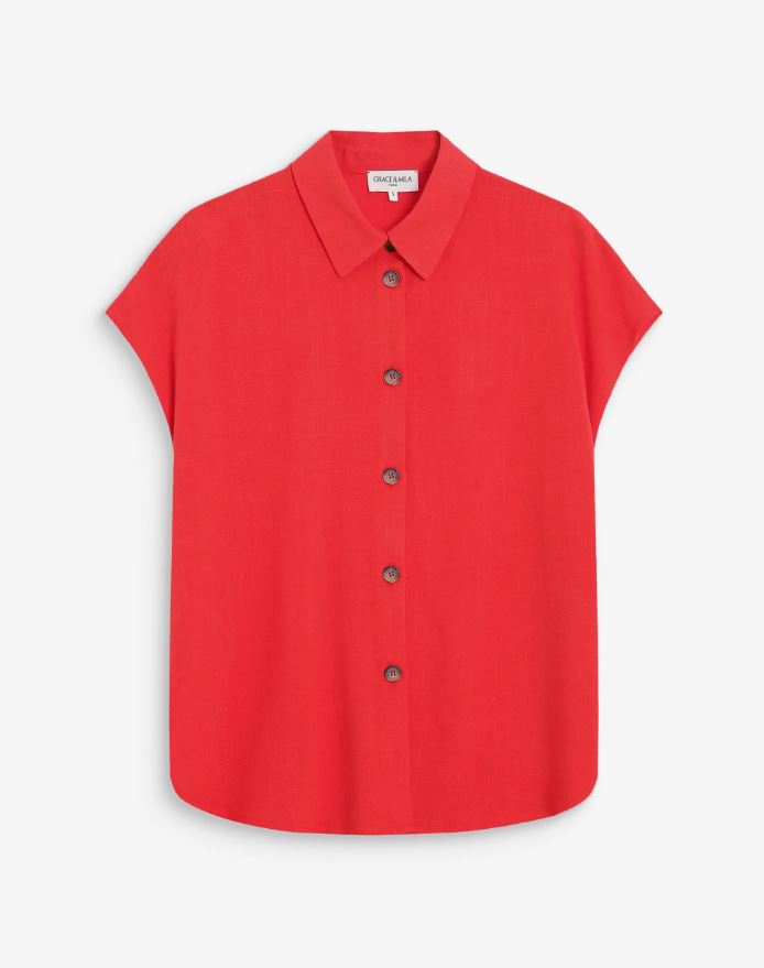 Grace &amp; Mila Blouse PEREZ- Boutique Adam &amp; Eve marque canadienne, marque québécoise