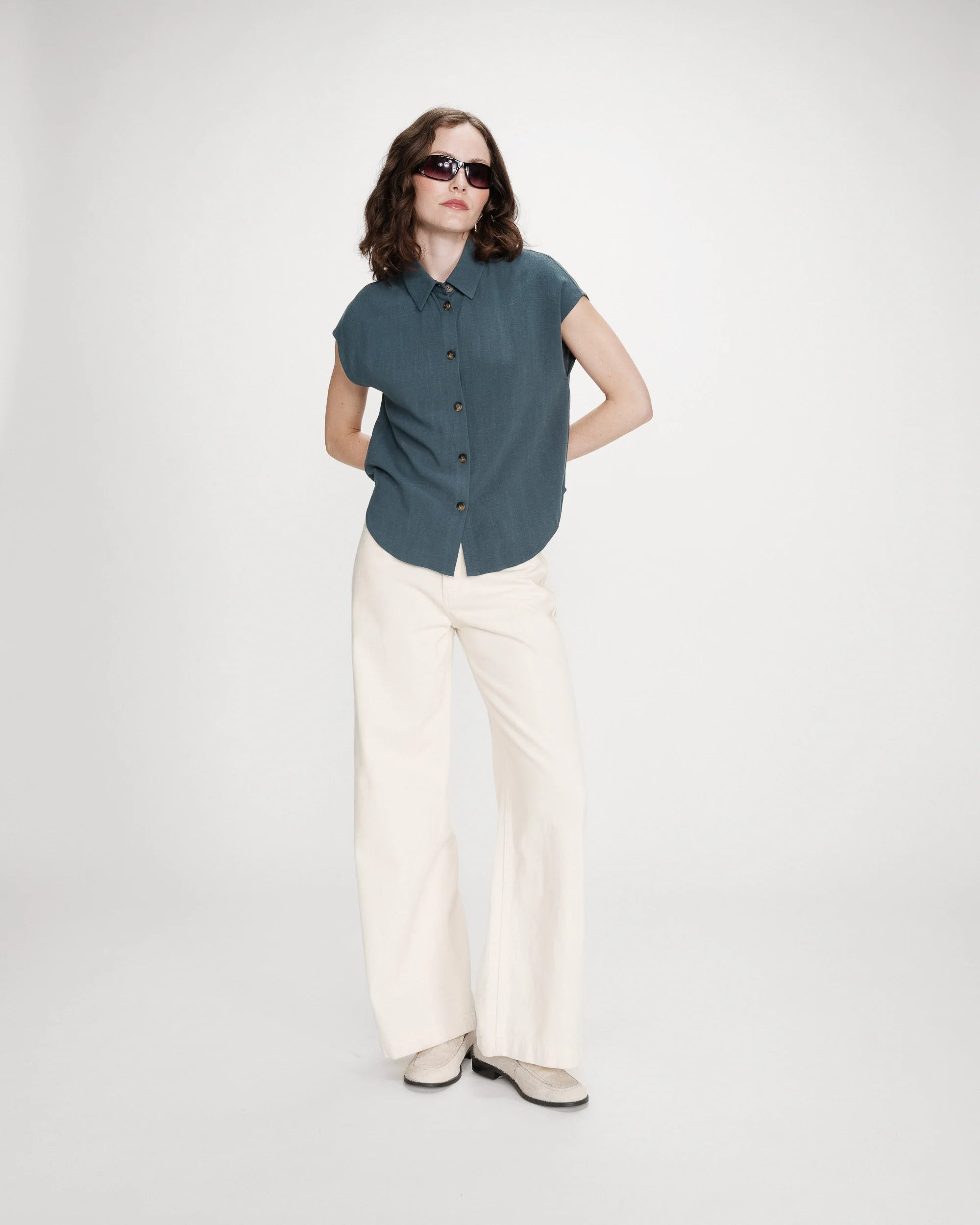 Grace &amp; Mila Blouse PEREZ- Boutique Adam &amp; Eve marque canadienne, marque québécoise