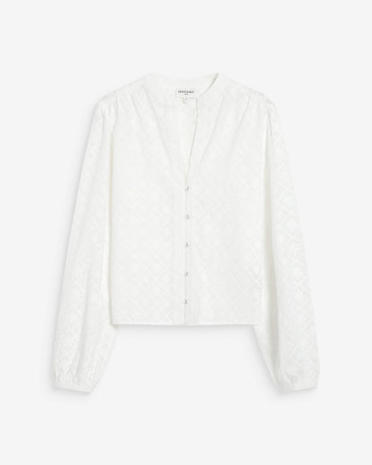 Grace &amp; Mila - Blouse VANDITA - Ivory - Boutique Adam &amp; Eve marque canadienne, marque québécoise